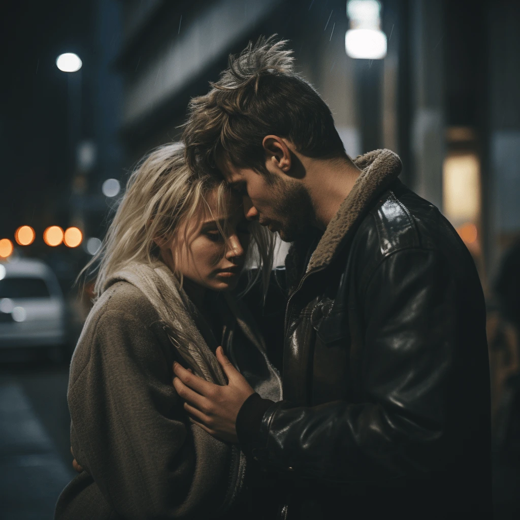 A couple in a serious discussion. She is unaware of the love bombing tactics her boyfriend had used to manipulate her now. 